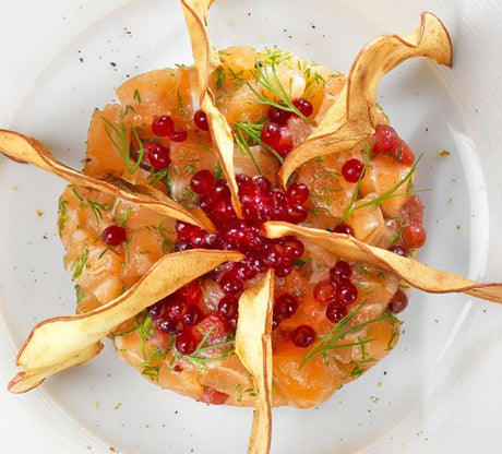 Salmon and Apple Tartare