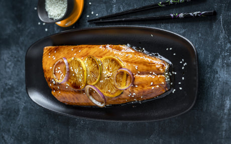 Soy/Cassonade Brown Sugar Glazed Salmon