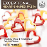 Pasta with Tomato & Wheat Germ Hearts