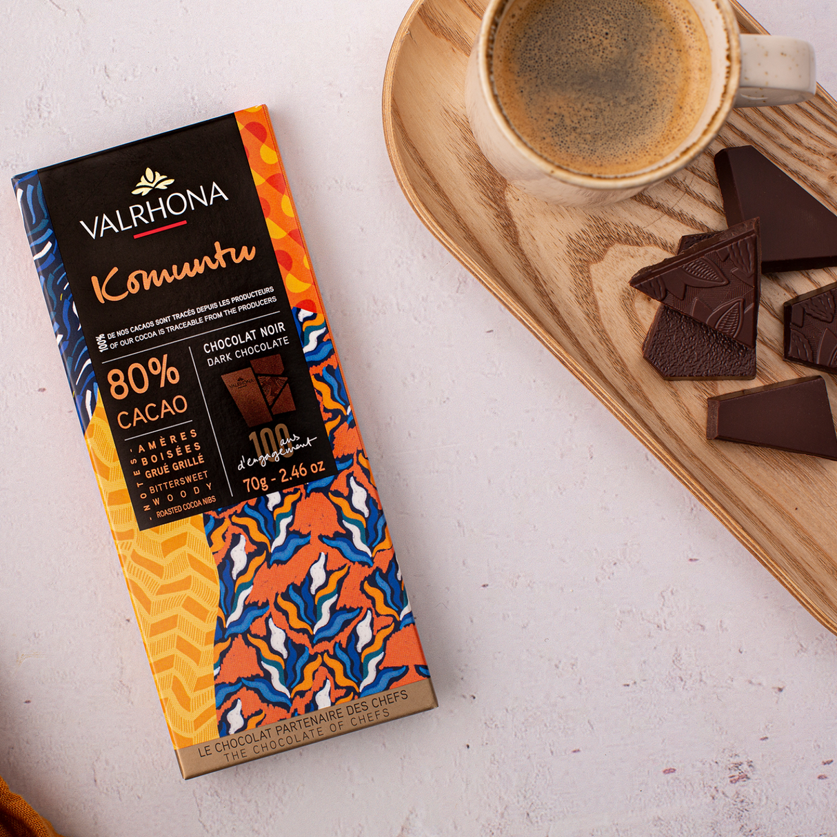 Grand Cru Bar Komuntu Dark 80% Cocoa 