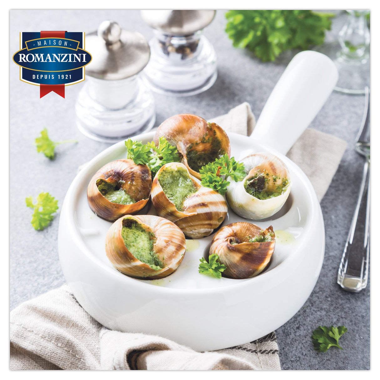 Snail (escargot) with Garlic Butter & Shell XL Frozen