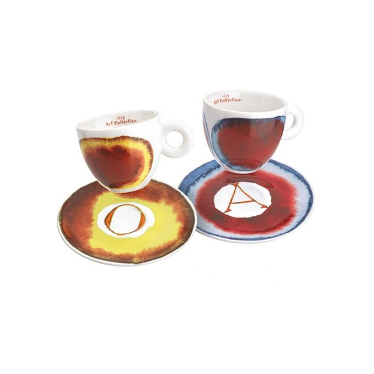 Art Collection Francesco Clemente 2 Espresso Cups