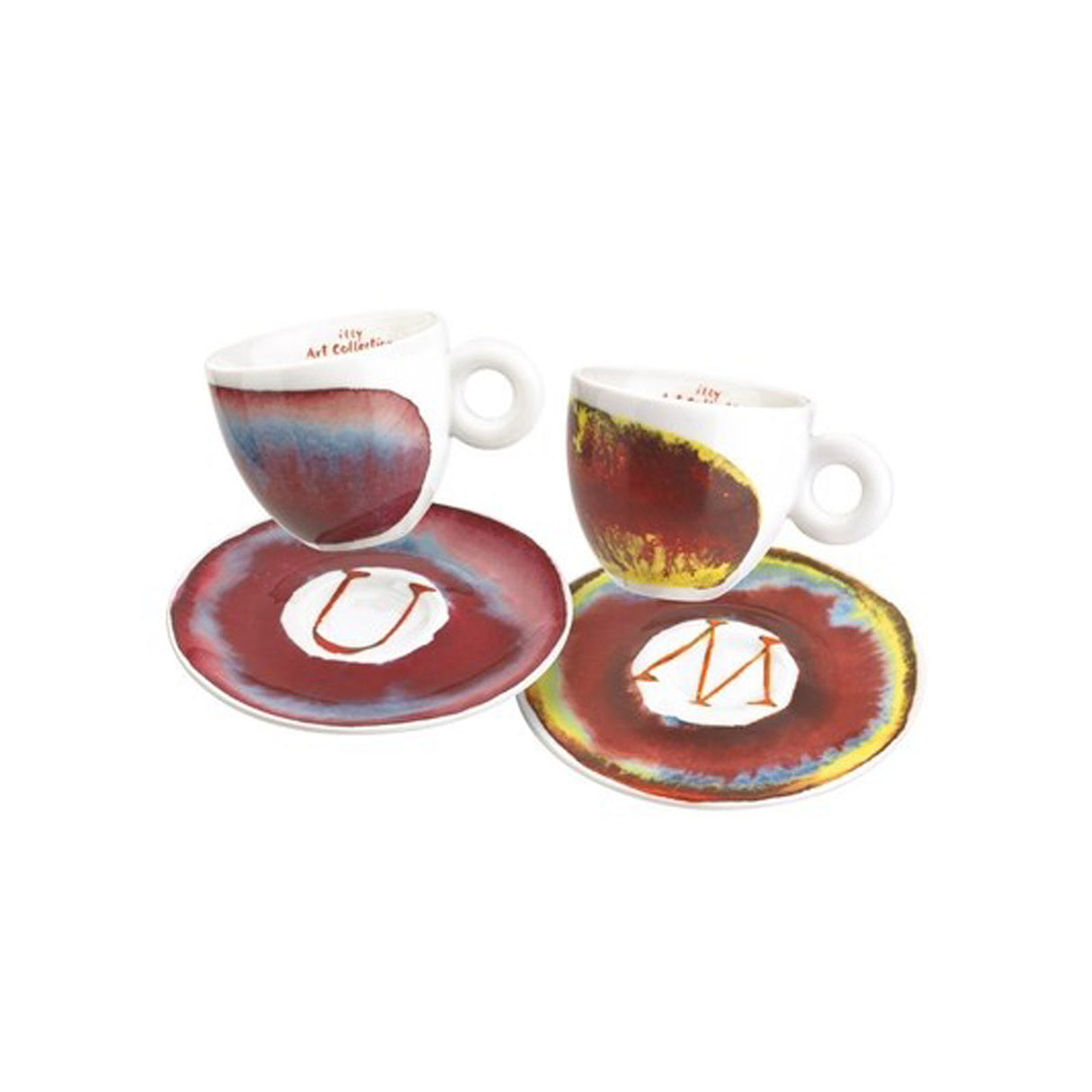 Art Collection Francesco Clemente 2 Espresso Cups