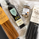 Pasta Linguine with Black Squid Ink