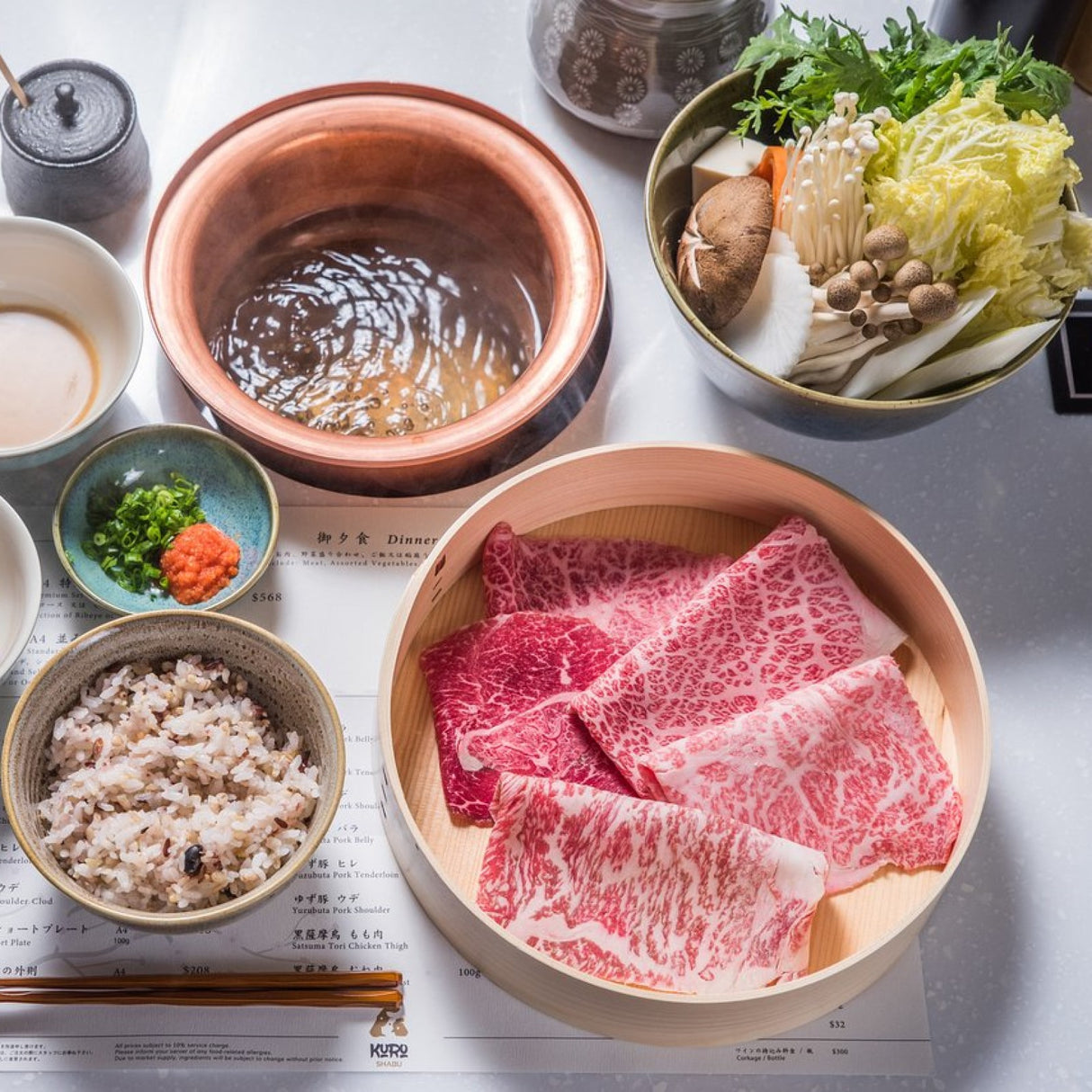 Japanese Wagyu Beef Ribeye A4 Shabu Shabu